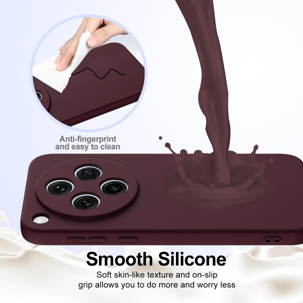 OPPO Find X8 Shockproof Silicone MagSafe Phone Case with Microfibre Lining Magnetic Cover