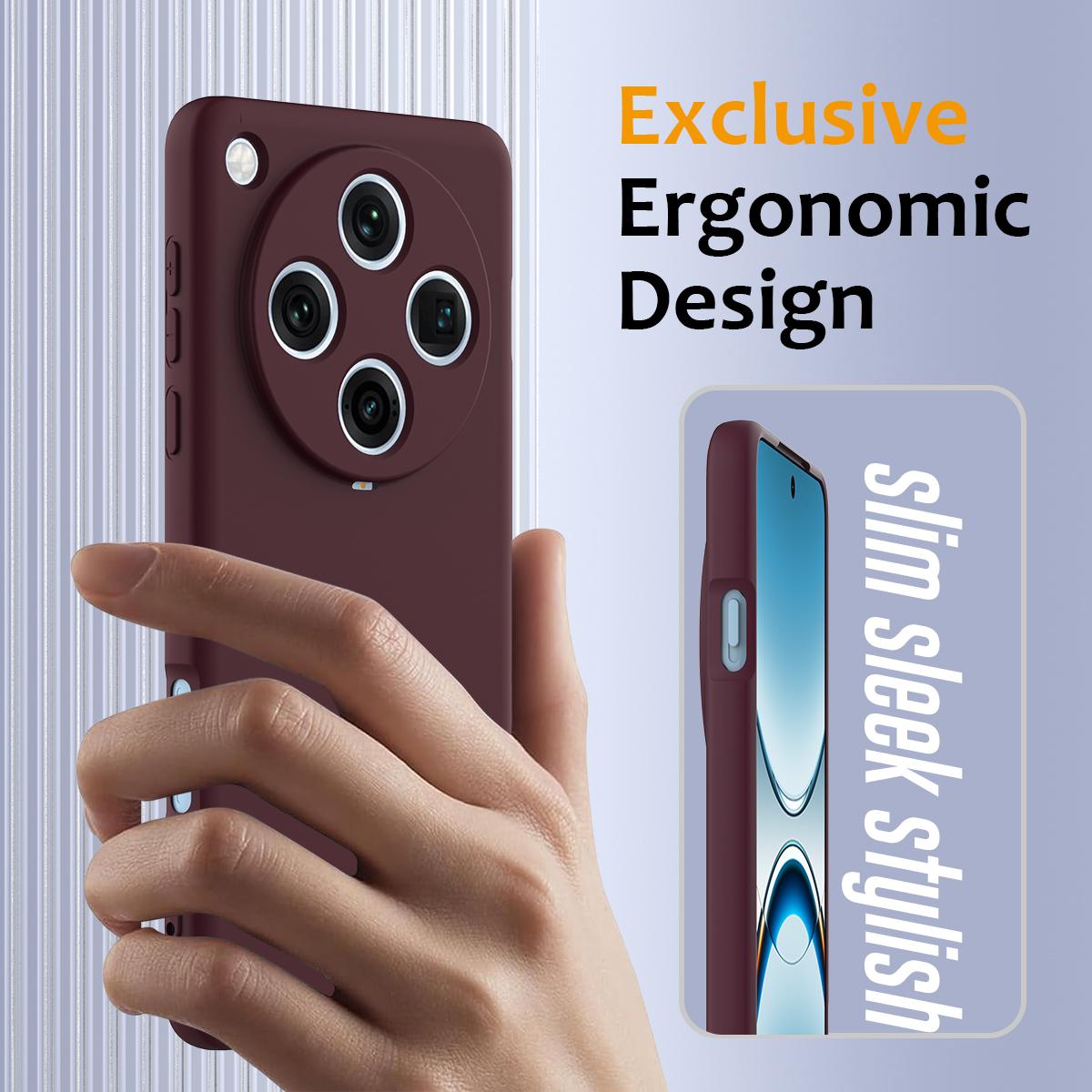OPPO Find X8 Pro Shockproof Silicone MagSafe Phone Case with Microfibre Lining Magnetic Cover