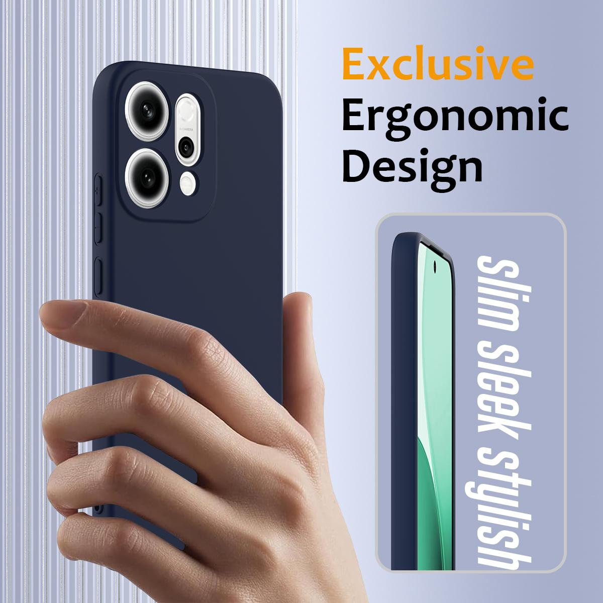 OPPO Reno14 Pro 5G Global Shockproof Silicone MagSafe Phone Case with Microfibre Lining Magnetic Cover
