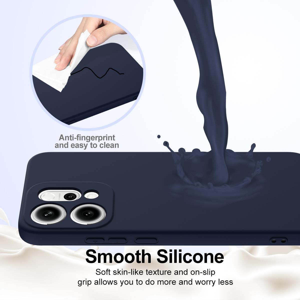 OPPO Reno14 Pro 5G Global Shockproof Silicone MagSafe Phone Case with Microfibre Lining Magnetic Cover