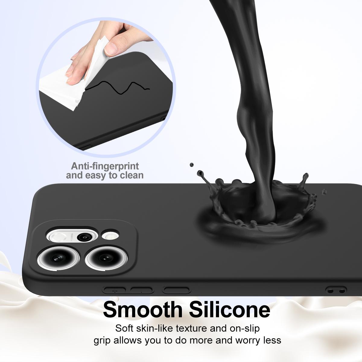 OPPO Reno14 Pro 5G Global Shockproof Silicone MagSafe Phone Case with Microfibre Lining Magnetic Cover