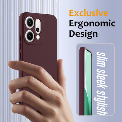 OPPO Reno14 Pro 5G Global Shockproof Silicone MagSafe Phone Case with Microfibre Lining Magnetic Cover