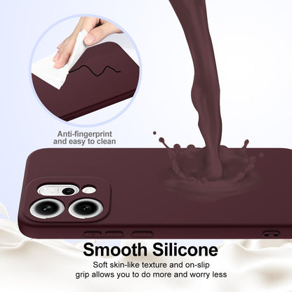 OPPO Reno14 Pro 5G Global Shockproof Silicone MagSafe Phone Case with Microfibre Lining Magnetic Cover