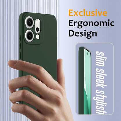 OPPO Reno14 Pro 5G Global Shockproof Silicone MagSafe Phone Case with Microfibre Lining Magnetic Cover