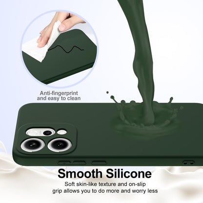 OPPO Reno14 Pro 5G Global Shockproof Silicone MagSafe Phone Case with Microfibre Lining Magnetic Cover