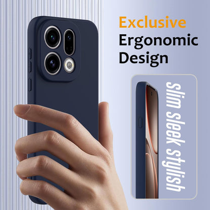 OPPO Find X9 Shockproof Silicone MagSafe Phone Case with Microfibre Lining Magnetic Cover