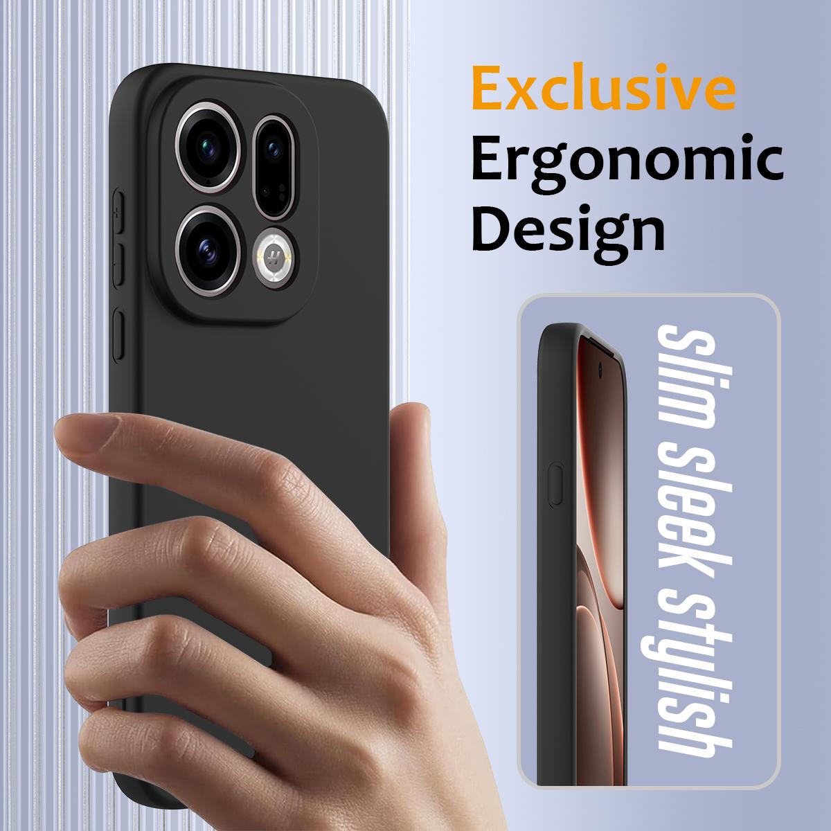 OPPO Find X9 Shockproof Silicone MagSafe Phone Case with Microfibre Lining Magnetic Cover