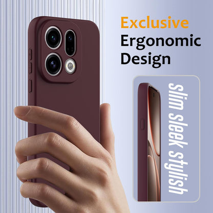 OPPO Find X9 Shockproof Silicone MagSafe Phone Case with Microfibre Lining Magnetic Cover