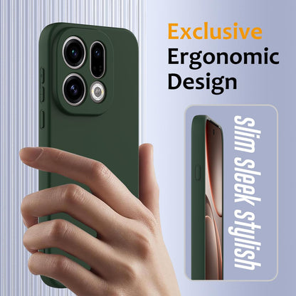 OPPO Find X9 Shockproof Silicone MagSafe Phone Case with Microfibre Lining Magnetic Cover
