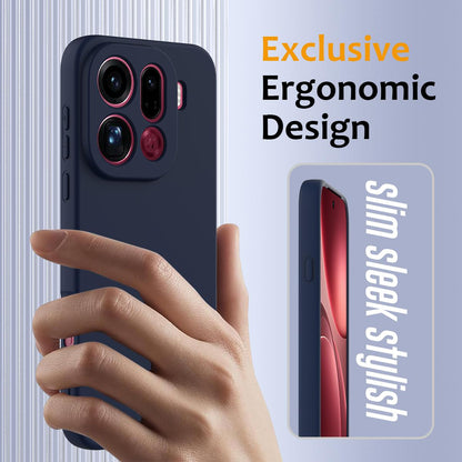 OPPO Find X9 Pro Shockproof Silicone MagSafe Phone Case with Microfibre Lining Magnetic Cover