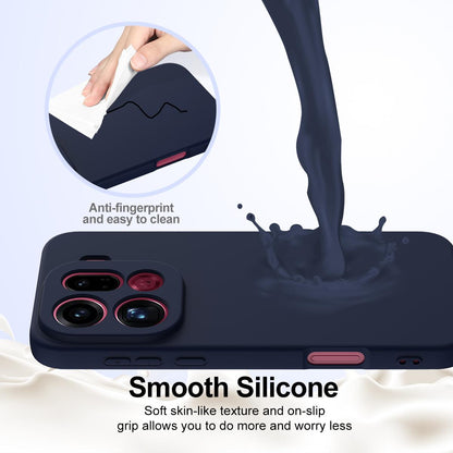OPPO Find X9 Pro Shockproof Silicone MagSafe Phone Case with Microfibre Lining Magnetic Cover