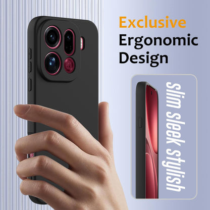OPPO Find X9 Pro Shockproof Silicone MagSafe Phone Case with Microfibre Lining Magnetic Cover