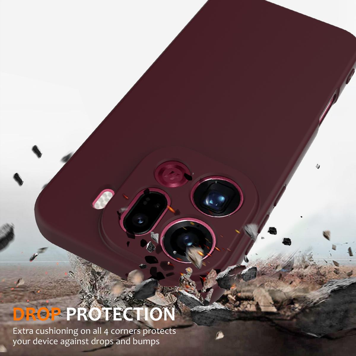 OPPO Find X9 Pro Shockproof Silicone MagSafe Phone Case with Microfibre Lining Magnetic Cover