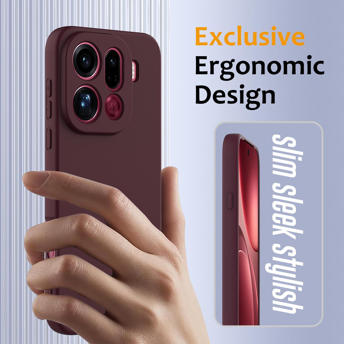 OPPO Find X9 Pro Shockproof Silicone MagSafe Phone Case with Microfibre Lining Magnetic Cover