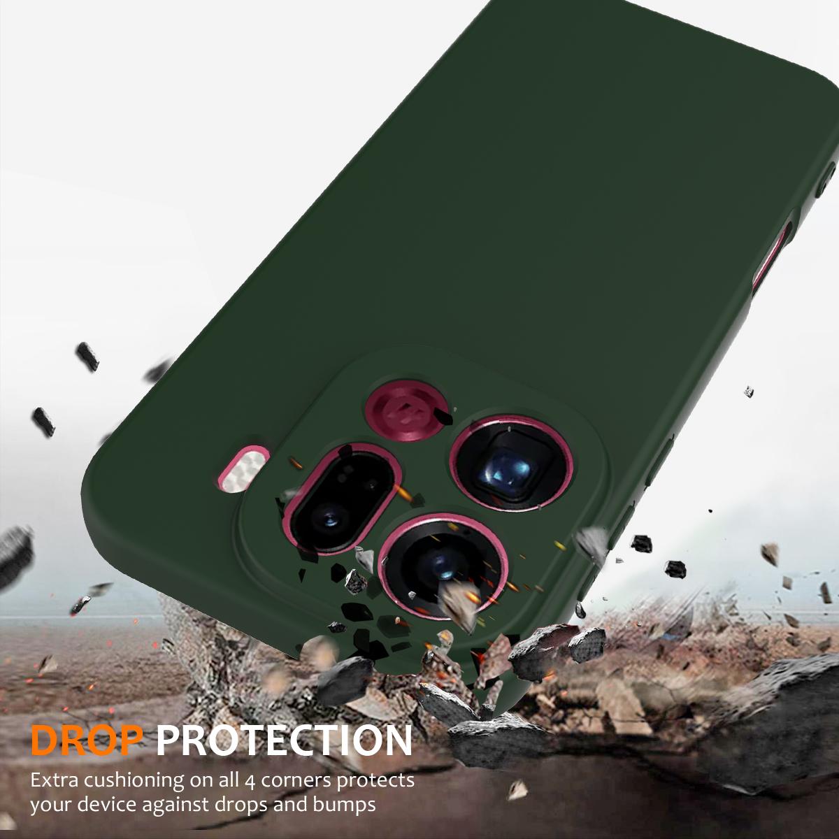 OPPO Find X9 Pro Shockproof Silicone MagSafe Phone Case with Microfibre Lining Magnetic Cover