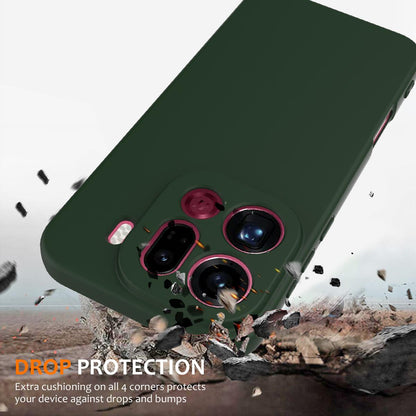OPPO Find X9 Pro Shockproof Silicone MagSafe Phone Case with Microfibre Lining Magnetic Cover
