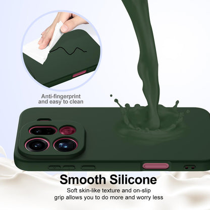 OPPO Find X9 Pro Shockproof Silicone MagSafe Phone Case with Microfibre Lining Magnetic Cover