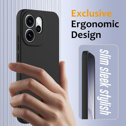 OPPO Reno15 Pro Max 5G Global Shockproof Silicone MagSafe Phone Case with Microfibre Lining Magnetic Cover