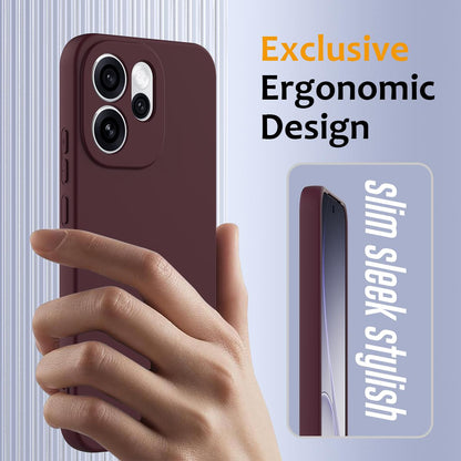 OPPO Reno15 Pro Max 5G Global Shockproof Silicone MagSafe Phone Case with Microfibre Lining Magnetic Cover