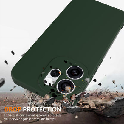 OPPO Reno15 Pro Max 5G Global Shockproof Silicone MagSafe Phone Case with Microfibre Lining Magnetic Cover