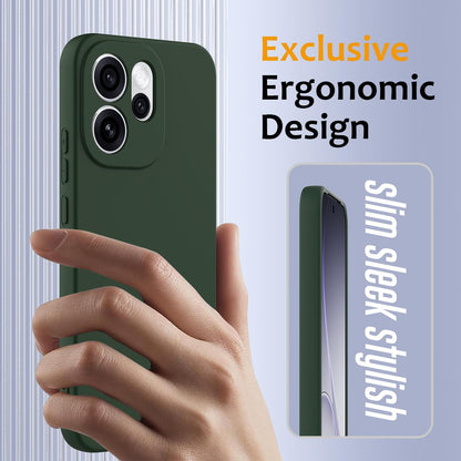 OPPO Reno15 Pro Max 5G Global Shockproof Silicone MagSafe Phone Case with Microfibre Lining Magnetic Cover