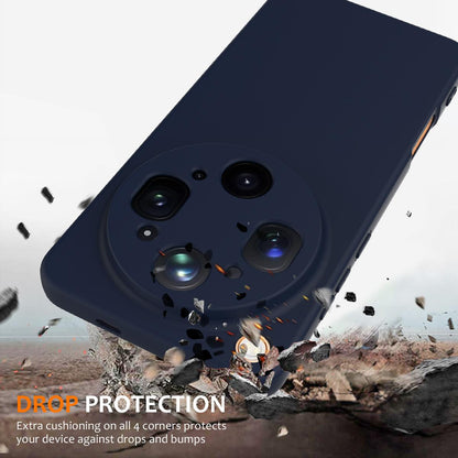 OPPO Find X9 Ultra Shockproof Silicone MagSafe Phone Case with Microfibre Lining Magnetic Cover