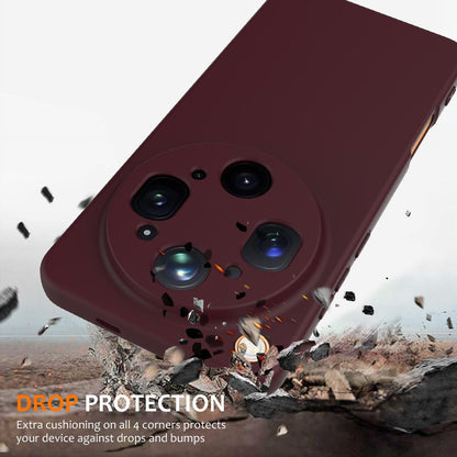 OPPO Find X9 Ultra Shockproof Silicone MagSafe Phone Case with Microfibre Lining Magnetic Cover