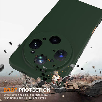 OPPO Find X9 Ultra Shockproof Silicone MagSafe Phone Case with Microfibre Lining Magnetic Cover