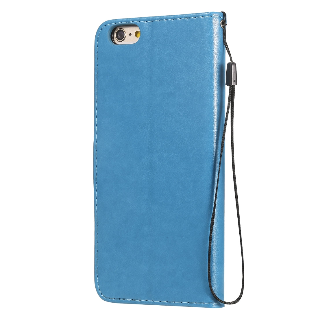 For Apple iPhone 6 Plus Cat and Bee Embossed Flip Leather Phone Case Wallet Cover with Card Slots Cash Pocket Magnetic Stand Protective Shockproof TPU PU Leather Case with Wrist Strap