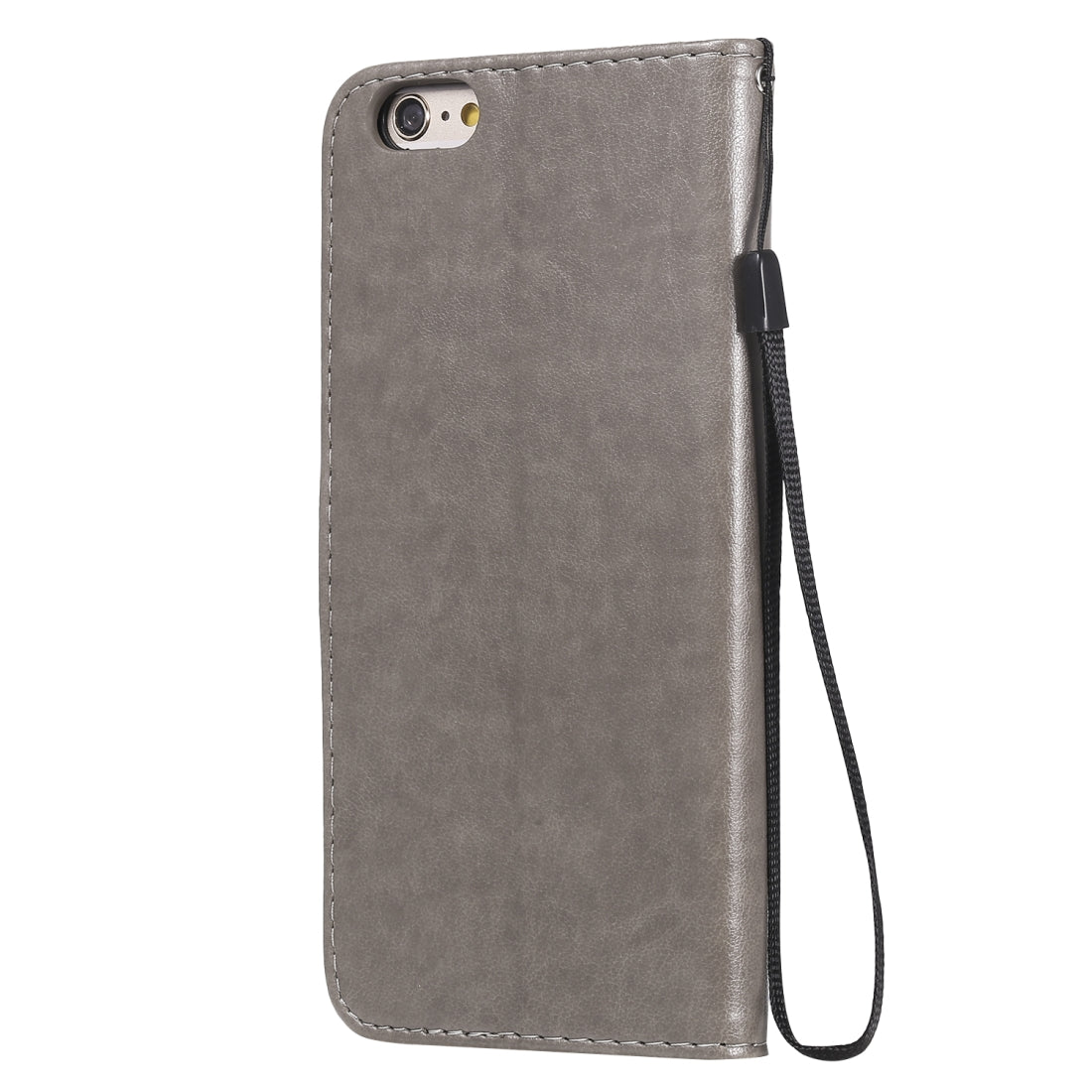 For Apple iPhone 6 Plus Cat and Bee Embossed Flip Leather Phone Case Wallet Cover with Card Slots Cash Pocket Magnetic Stand Protective Shockproof TPU PU Leather Case with Wrist Strap