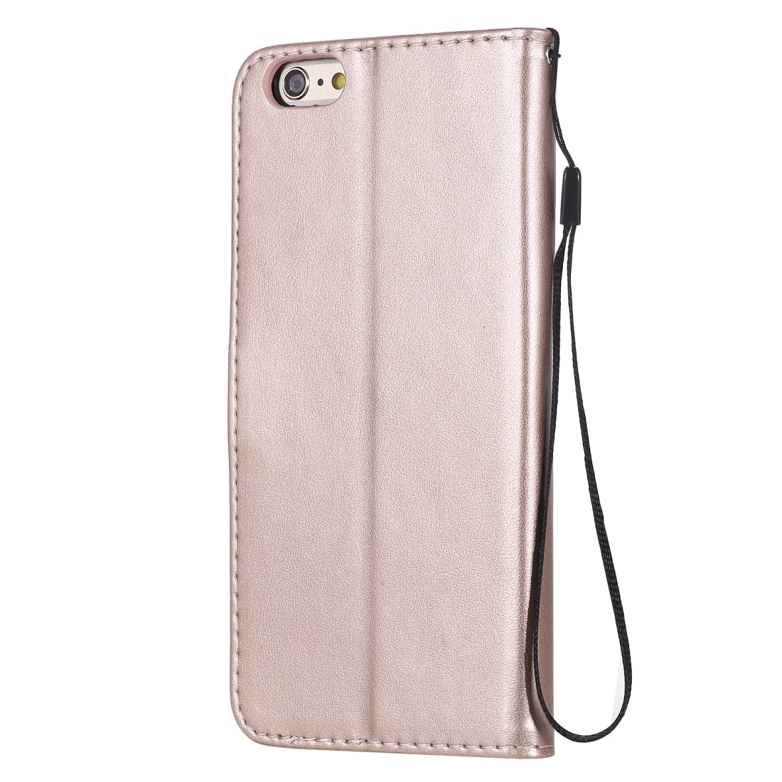 For Apple iPhone 6 Plus Cat and Bee Embossed Flip Leather Phone Case Wallet Cover with Card Slots Cash Pocket Magnetic Stand Protective Shockproof TPU PU Leather Case with Wrist Strap