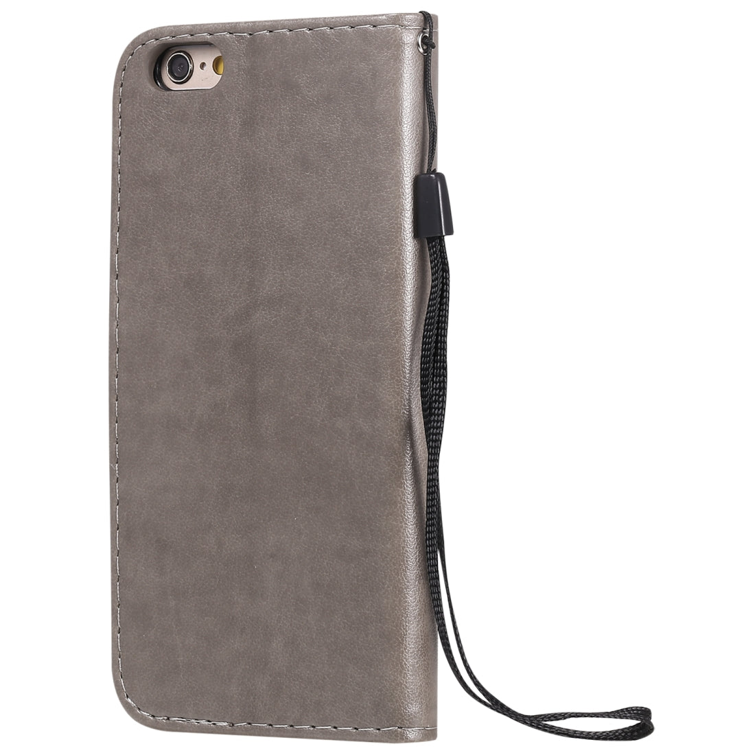 For Apple iPhone 6 Cat and Bee Embossed Flip Leather Phone Case Wallet Cover with Card Slots Cash Pocket Magnetic Stand Protective Shockproof TPU PU Leather Case with Wrist Strap