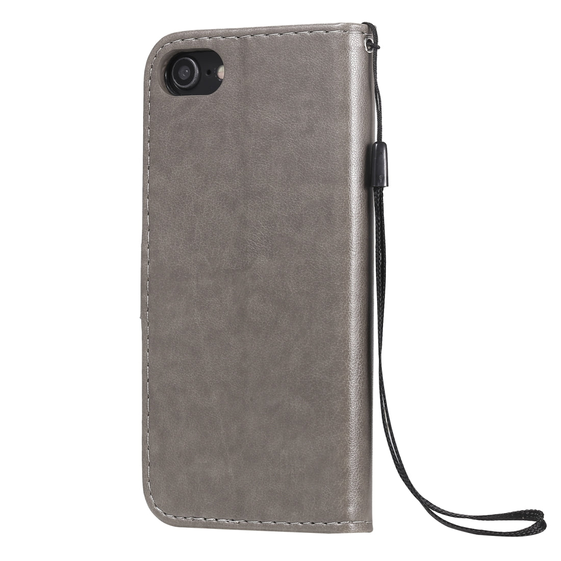 For Apple iPhone SE 2022 Cat and Bee Embossed Flip Leather Phone Case Wallet Cover with Card Slots Cash Pocket Magnetic Stand Protective Shockproof TPU PU Leather Case with Wrist Strap