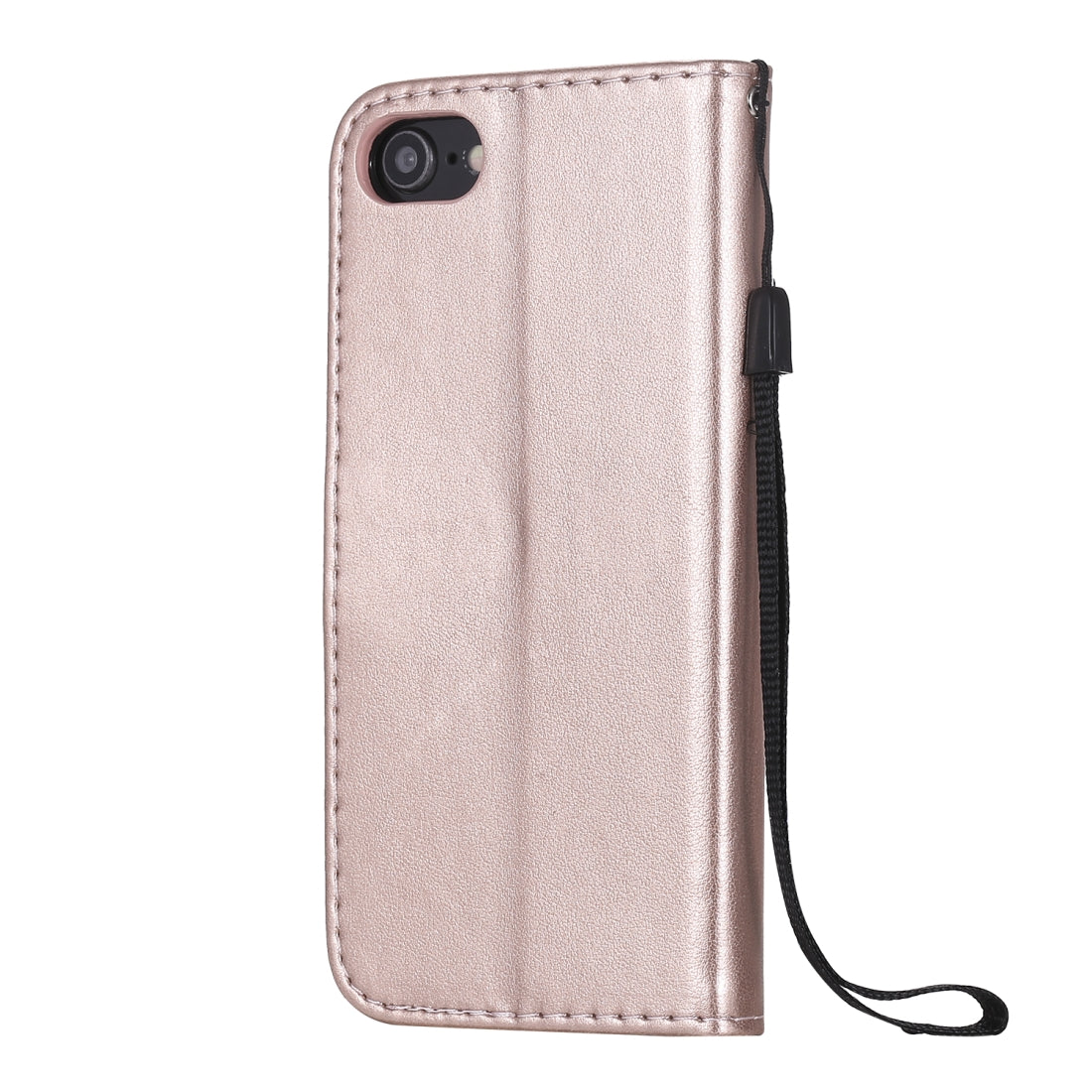 For Apple iPhone SE 2022 Cat and Bee Embossed Flip Leather Phone Case Wallet Cover with Card Slots Cash Pocket Magnetic Stand Protective Shockproof TPU PU Leather Case with Wrist Strap