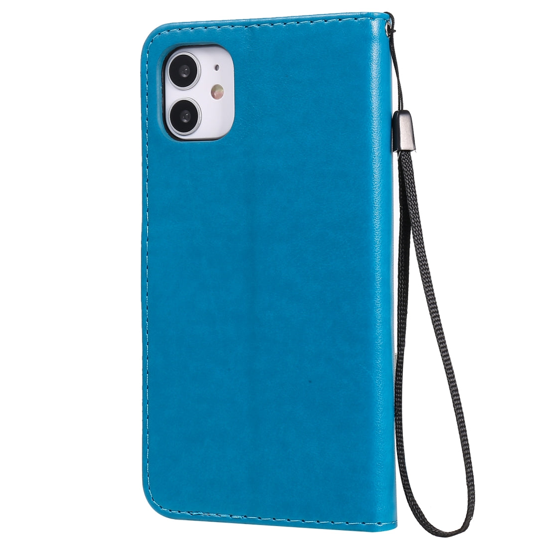 For Apple iPhone 11 Cat and Bee Embossed Flip Leather Phone Case Wallet Cover with Card Slots Cash Pocket Magnetic Stand Protective Shockproof TPU PU Leather Case with Wrist Strap