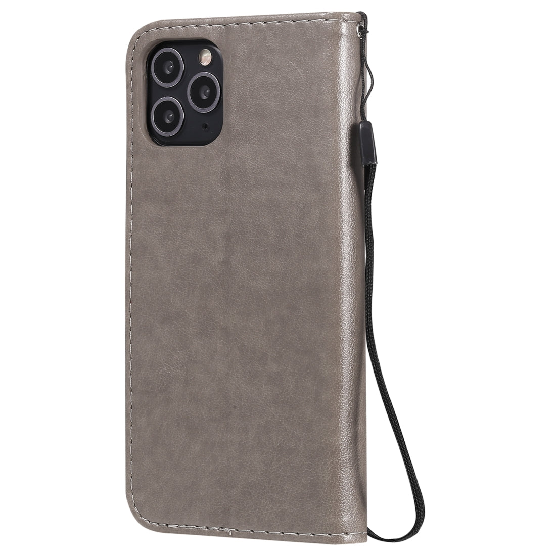 For Apple iPhone 11 Pro Cat and Bee Embossed Flip Leather Phone Case Wallet Cover with Card Slots Cash Pocket Magnetic Stand Protective Shockproof TPU PU Leather Case with Wrist Strap