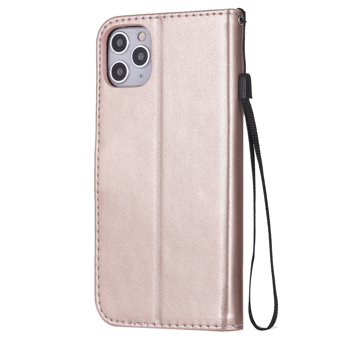 For Apple iPhone 11 Pro Max Cat and Bee Embossed Flip Leather Phone Case Wallet Cover with Card Slots Cash Pocket Magnetic Stand Protective Shockproof TPU PU Leather Case with Wrist Strap