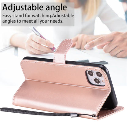 For Apple iPhone 11 Pro Max Cat and Bee Embossed Flip Leather Phone Case Wallet Cover with Card Slots Cash Pocket Magnetic Stand Protective Shockproof TPU PU Leather Case with Wrist Strap