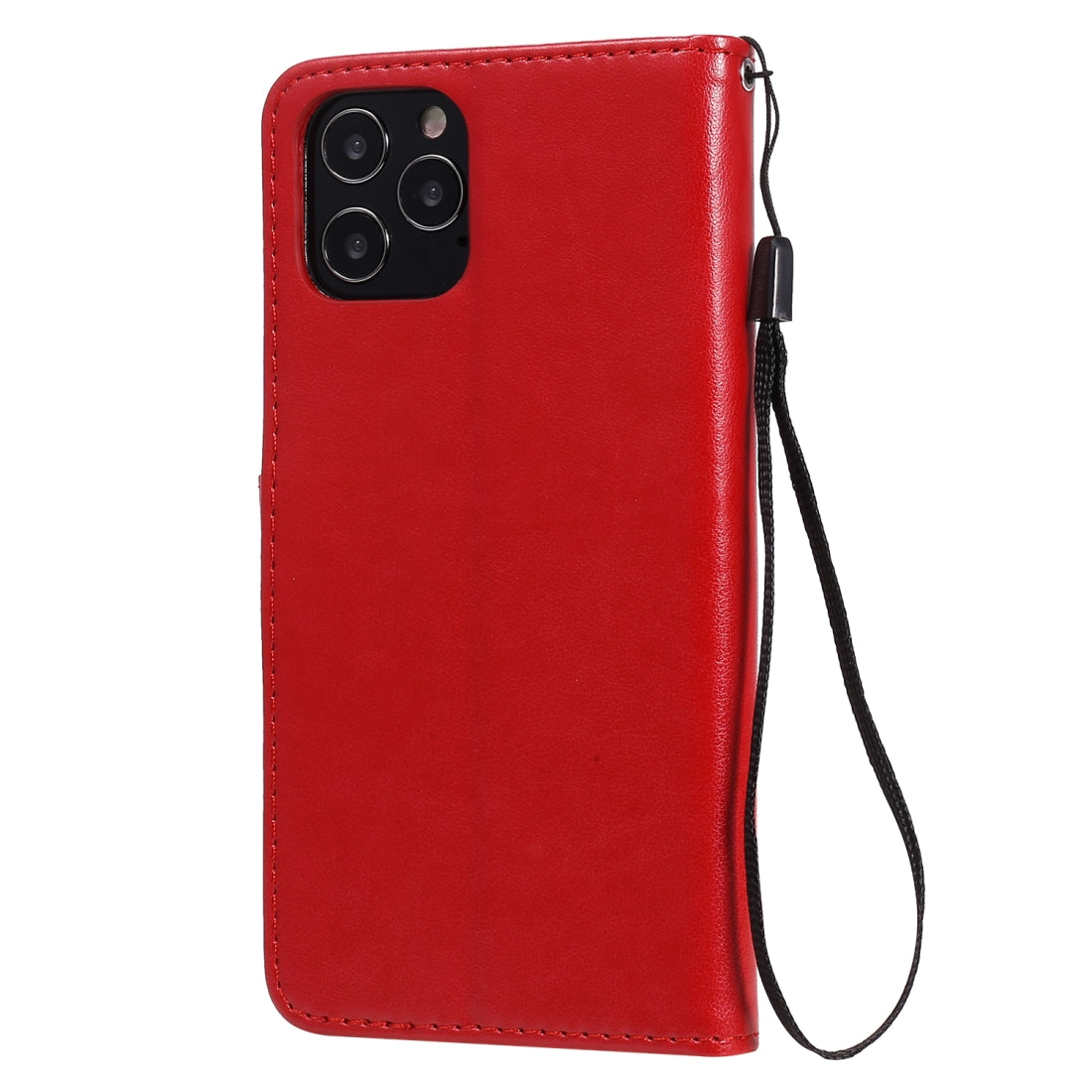 For Apple iPhone 12 Pro Cat and Bee Embossed Flip Leather Phone Case Wallet Cover with Card Slots Cash Pocket Magnetic Stand Protective Shockproof TPU PU Leather Case with Wrist Strap