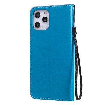 For Apple iPhone 12 Pro Max Cat and Bee Embossed Flip Leather Phone Case Wallet Cover with Card Slots Cash Pocket Magnetic Stand Protective Shockproof TPU PU Leather Case with Wrist Strap