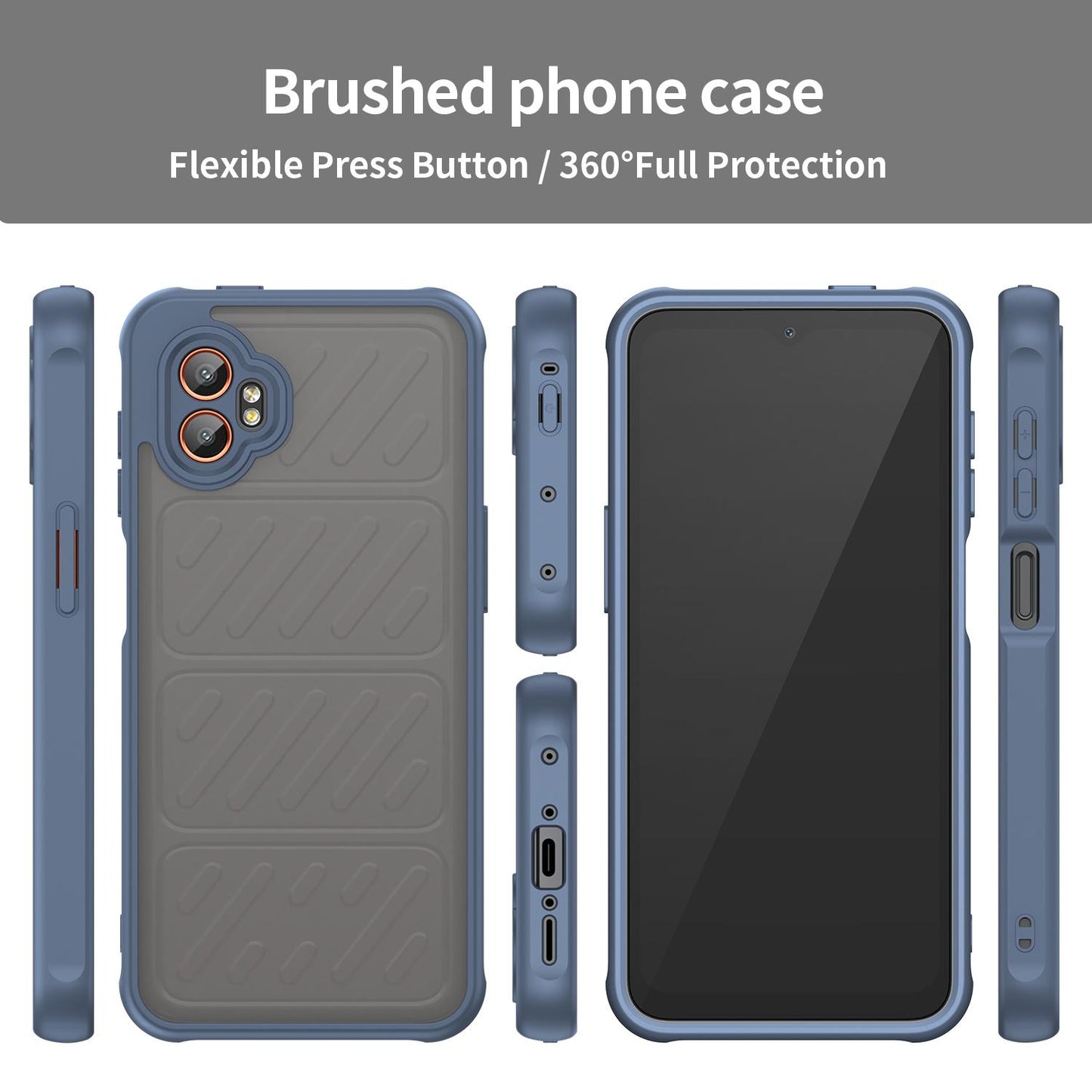 Samsung Galaxy XCover7 Pro TPU Hybrid PC Frosted Phone Case with Durable Scratch, Dirt & Wear Protection, Precise Cutouts, Lightweight Easy-Fit Slim Cover
