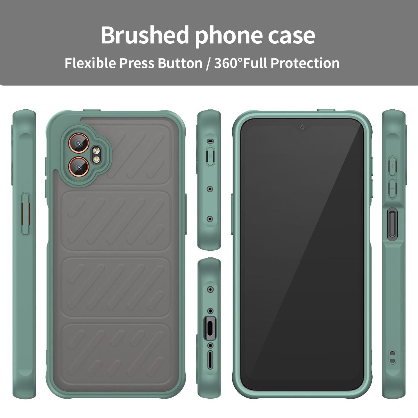 Samsung Galaxy XCover7 Pro TPU Hybrid PC Frosted Phone Case with Durable Scratch, Dirt & Wear Protection, Precise Cutouts, Lightweight Easy-Fit Slim Cover