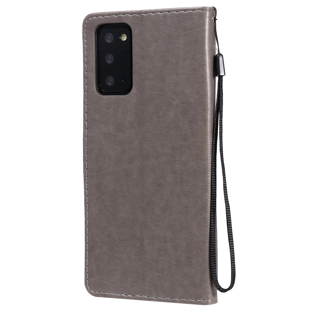 For Samsung Galaxy Note 20 Cat and Bee Embossed Flip Leather Phone Case Wallet Cover with Card Slots Cash Pocket Magnetic Stand Protective Shockproof TPU PU Leather Case with Wrist Strap