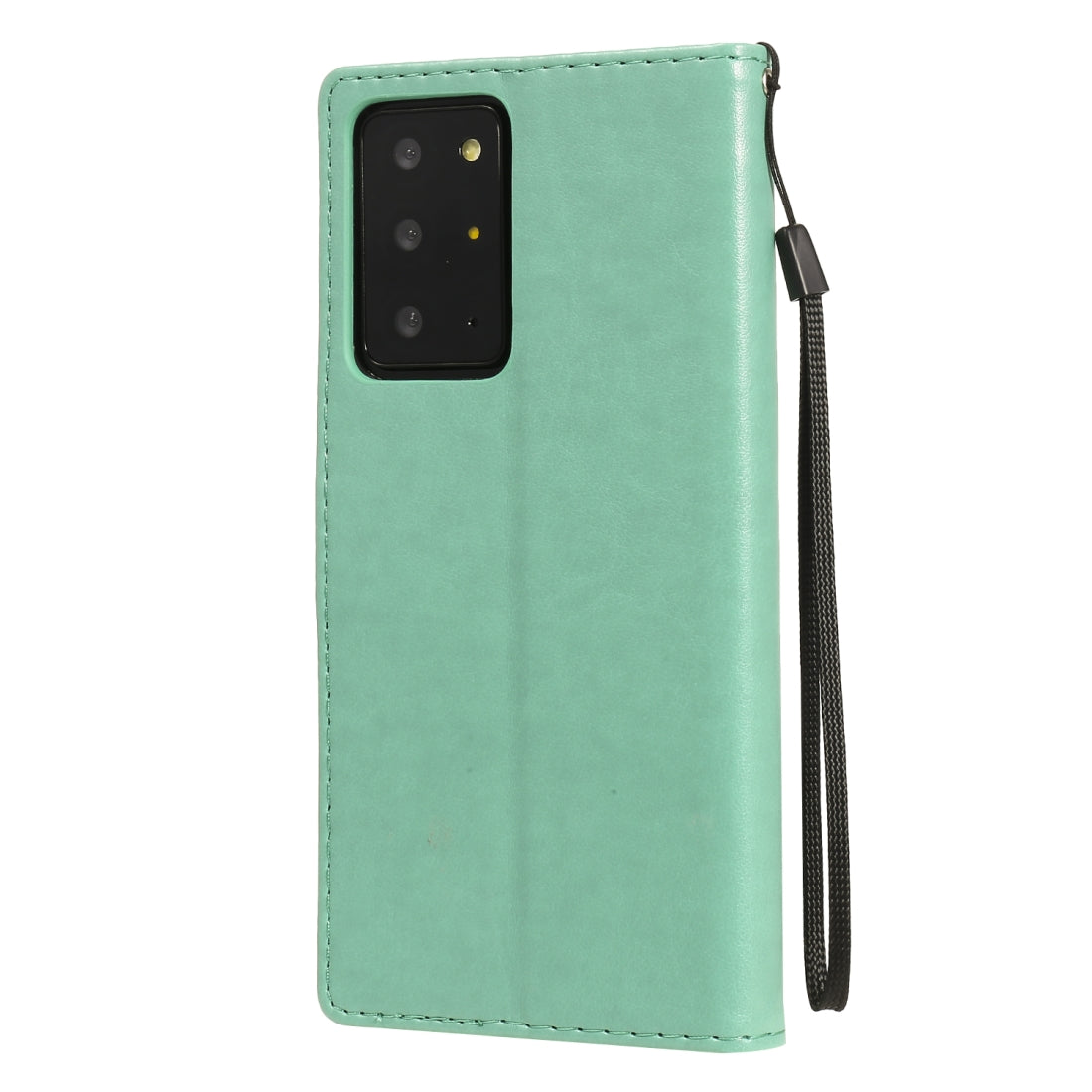 For Samsung Galaxy Note 20 Ultra Cat and Bee Embossed Flip Leather Phone Case Wallet Cover with Card Slots Cash Pocket Magnetic Stand Protective Shockproof TPU PU Leather Case with Wrist Strap