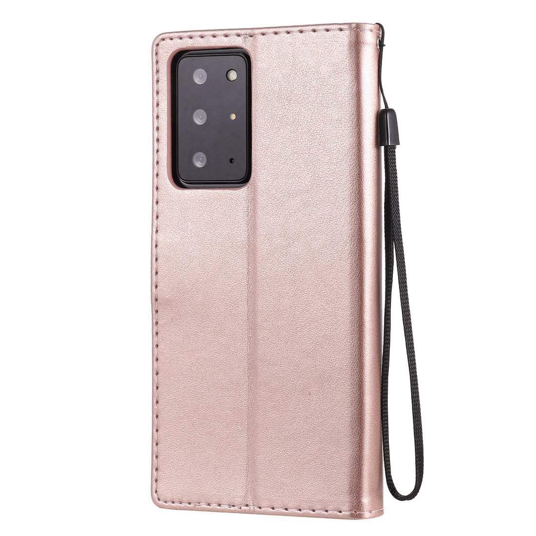 For Samsung Galaxy Note 20 Ultra Cat and Bee Embossed Flip Leather Phone Case Wallet Cover with Card Slots Cash Pocket Magnetic Stand Protective Shockproof TPU PU Leather Case with Wrist Strap