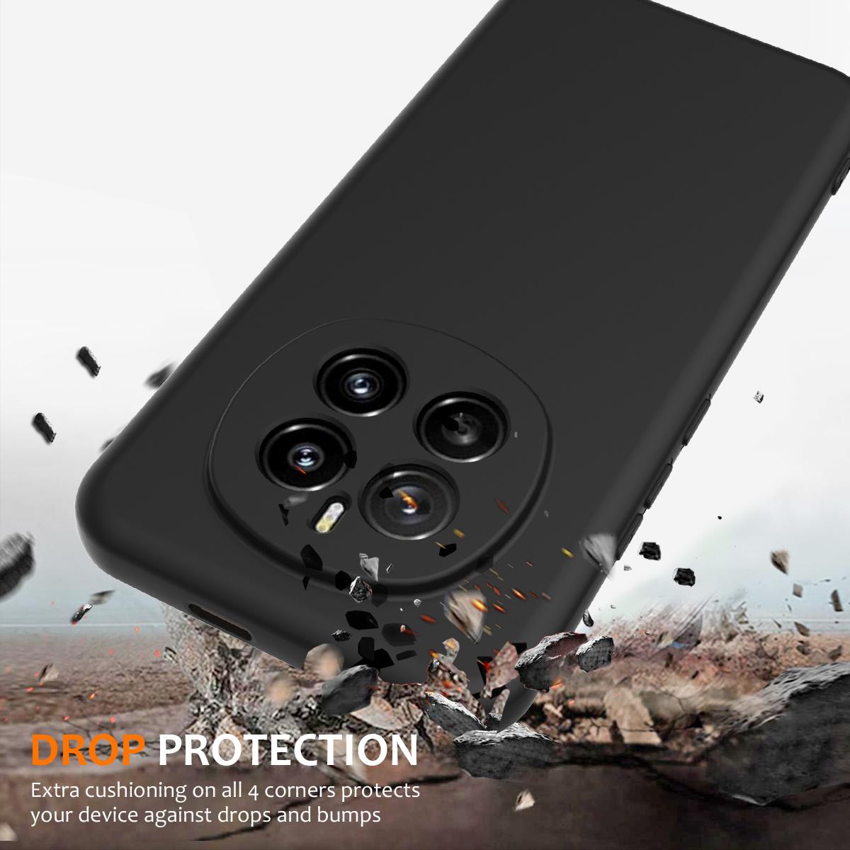 Honor Magic7 Shockproof Silicone MagSafe Phone Case with Microfibre Lining Magnetic Cover