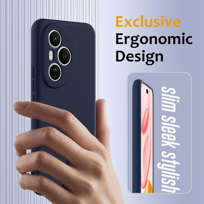 Honor 400 Pro Global 160.8mm Shockproof Silicone MagSafe Phone Case with Microfibre Lining Magnetic Cover