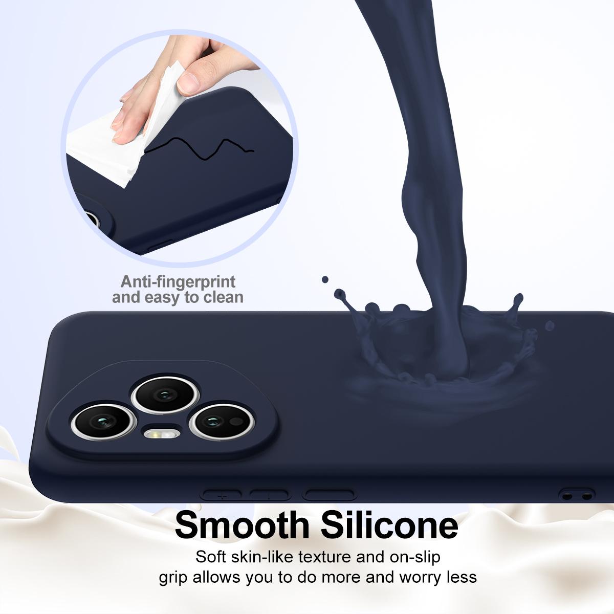 Honor 400 Pro Global 160.8mm Shockproof Silicone MagSafe Phone Case with Microfibre Lining Magnetic Cover