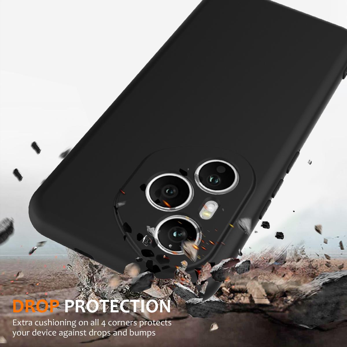 Honor 400 Pro Global 160.8mm Shockproof Silicone MagSafe Phone Case with Microfibre Lining Magnetic Cover