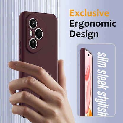 Honor 400 Pro Global 160.8mm Shockproof Silicone MagSafe Phone Case with Microfibre Lining Magnetic Cover